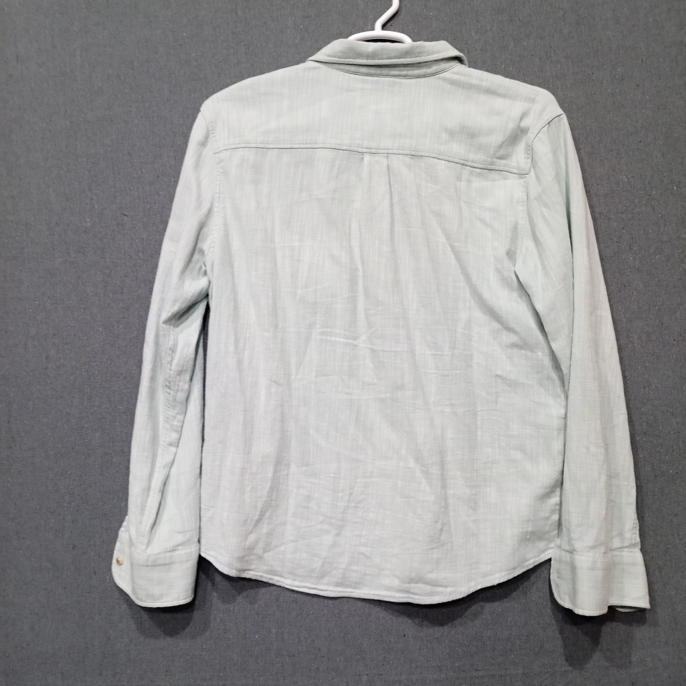 Marine Layer Mens Marge Button Down Shirt Mint Green Striped Cotton Blend 15794 - Picture 9 of 9